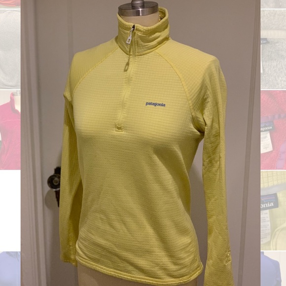 Patagonia Tops - Patagonia Yellow R1 pullover fleece